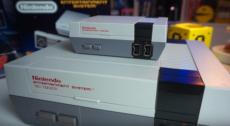 nes classic size comparison - Clintendo Nintendo Ba 20 Nintendo Entertainment Sy Nes Version Nintendent Stem