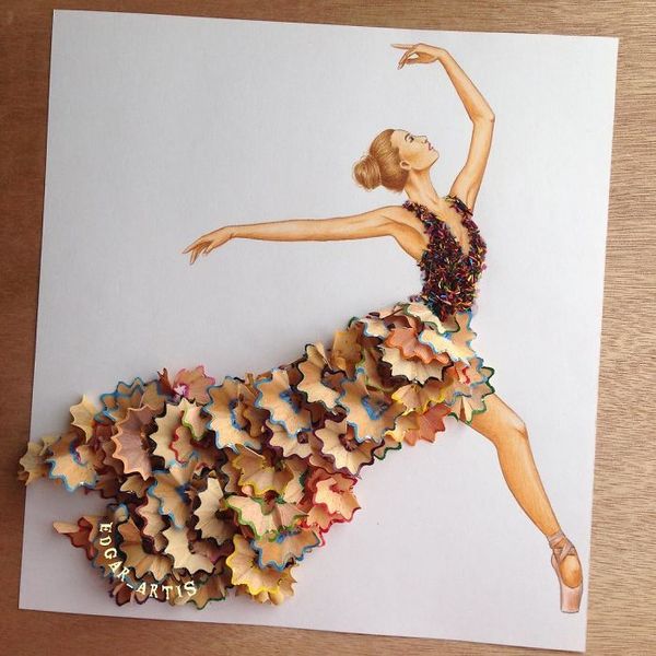 Artist Makes 3D Pictures Using Everyday Items