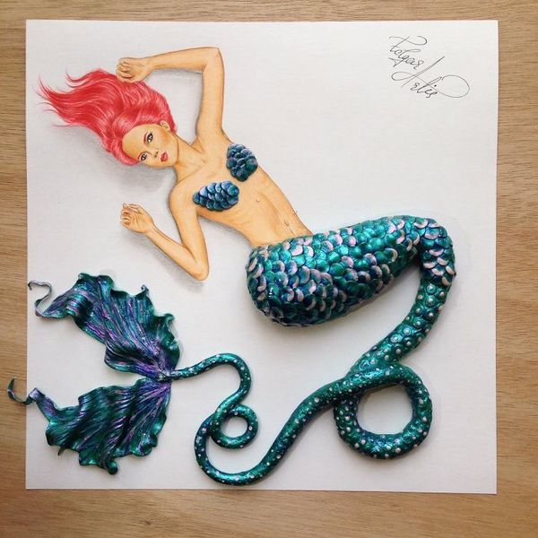 Artist Makes 3D Pictures Using Everyday Items