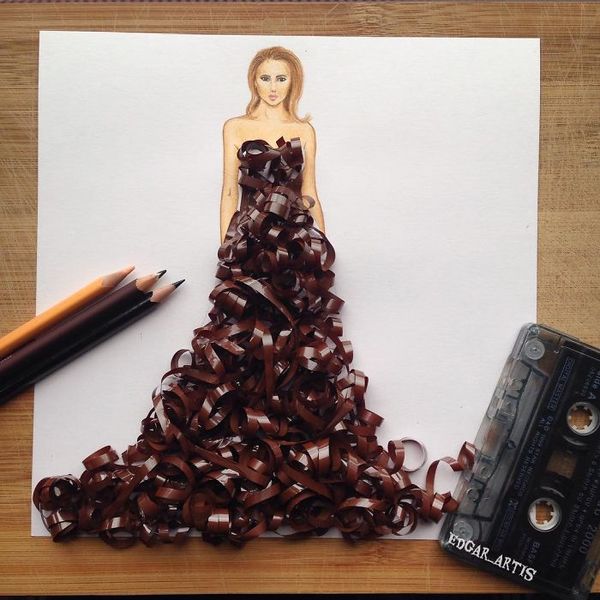 Artist Makes 3D Pictures Using Everyday Items