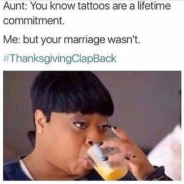 Thanksgiving Clap Back To Get You In The Mood