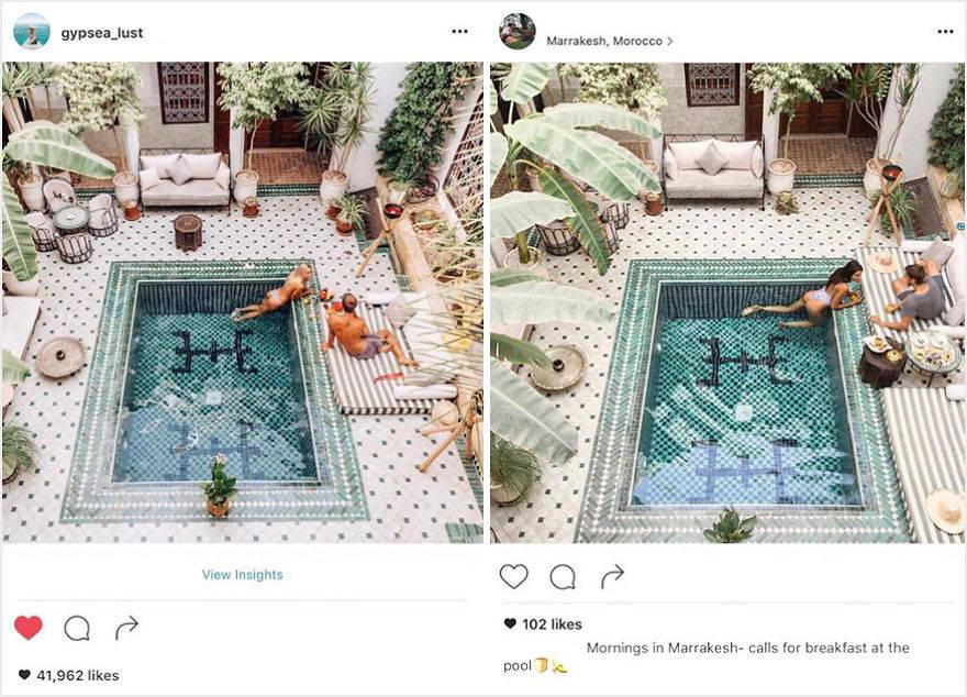 Lauren Bullen and Jack Morris travel and post the photos on Instagram. They have about 2 million followers and one of them decided to follow them in real life...