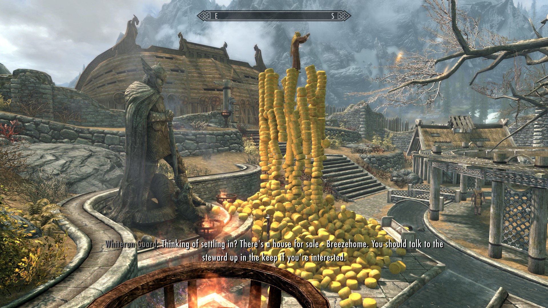 skyrim cheese gif - La Whiteruntun Thinking of settling in? There's house for sale breezehome. You should talk to the steward up in the keep if you re interested.