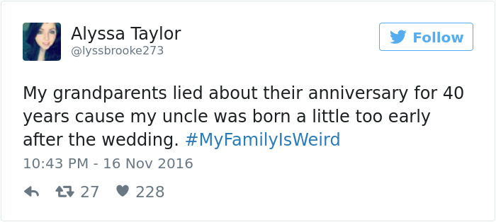 People Tweet About The Weirdest Things Their Family Members Did