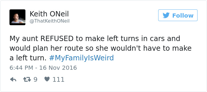 People Tweet About The Weirdest Things Their Family Members Did