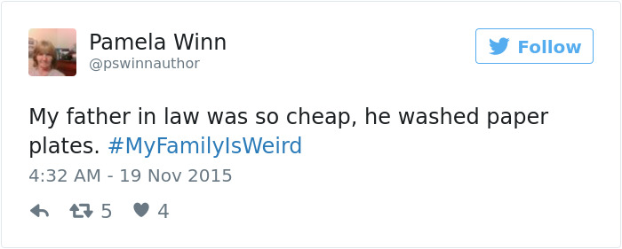 People Tweet About The Weirdest Things Their Family Members Did