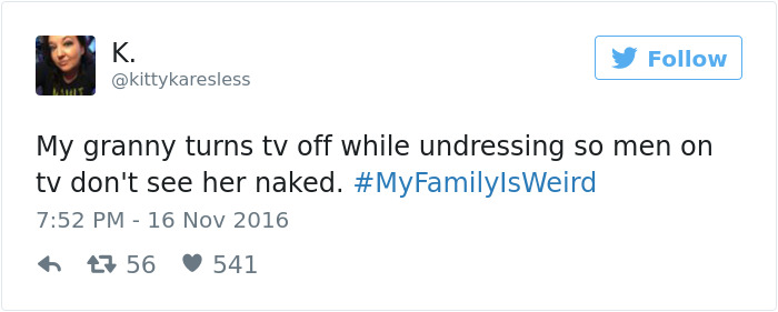 People Tweet About The Weirdest Things Their Family Members Did