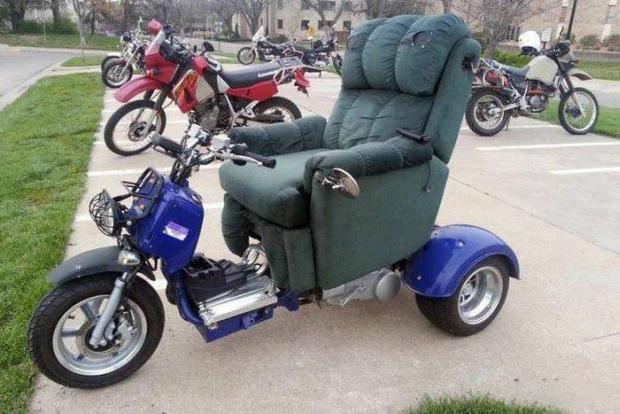 life hack recliner motorcycle