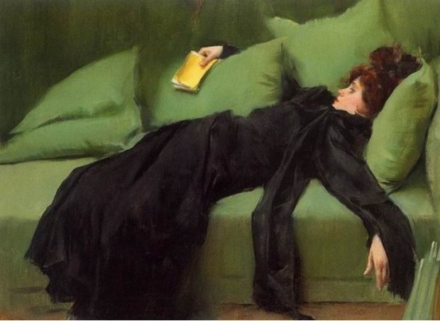 Young Decadent (After the Ball) by Ramon Casas, 1899