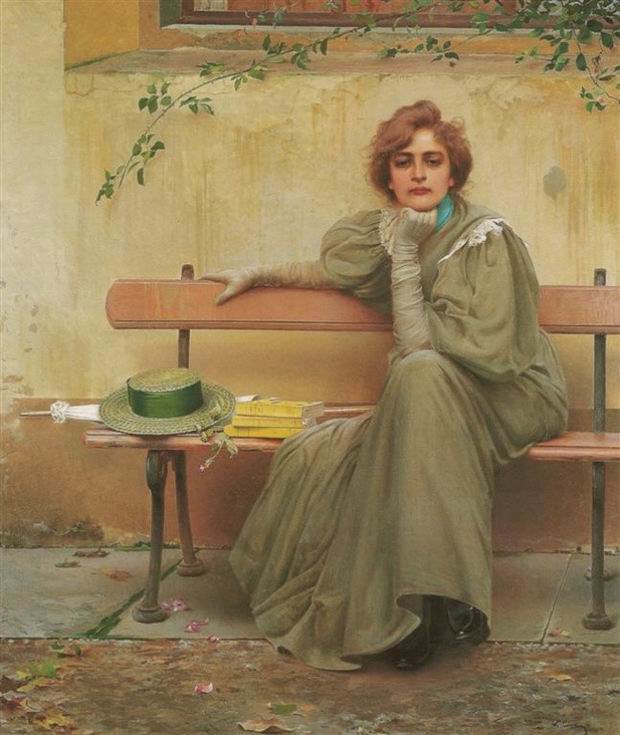 Dreams by Vittorio Matteo Corcos, 1896