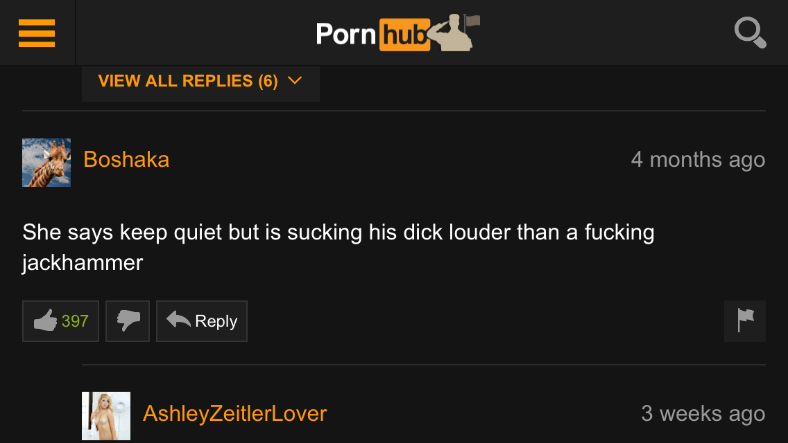 Hilarious Pornhub Comments That Will Make You Laugh Out Loud