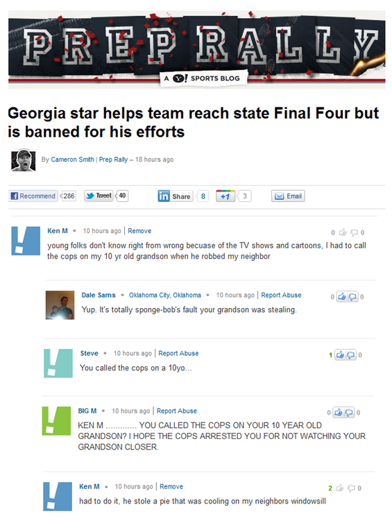 web page - Prep Rally A ! Sports Blog Georgia star helps team reach state Final Four but is banned for his efforts By Cameron Smith | Prep Rally 18 hours ago Recommend 286 Tweet