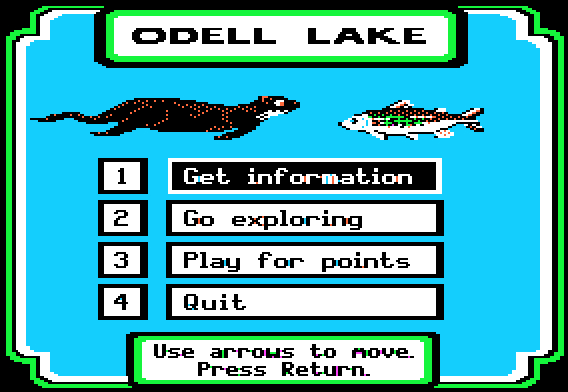 odell lake game online - Odell Lake 1 2 3 Get information Go exploring Play for points Quit Use arrows to nove. Press Return.