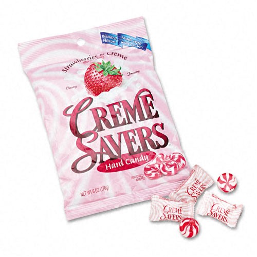 creme savers - siende creme rawberries Creme Avers Hard Candy s Creme Net Wt 602 1700 per une reye Sreme Svvers Savers