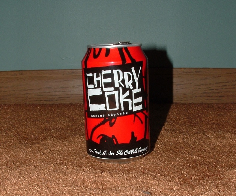 cherry coke old can