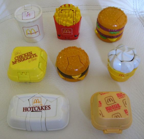 mcdonalds transformer food toys - Chicken M Nuggets Ta Hotcakes ma Psorber
