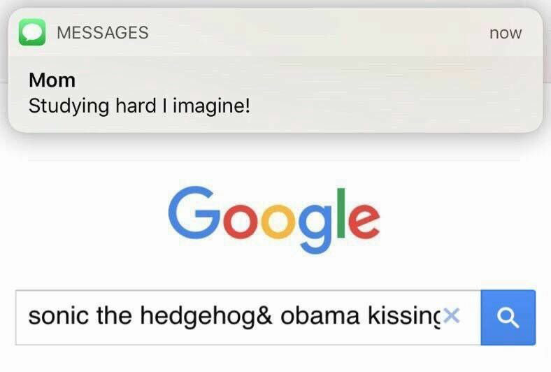 web page - Messages now Mom Studying hard I imagine! Google sonic the hedgehog& obama kissinex o