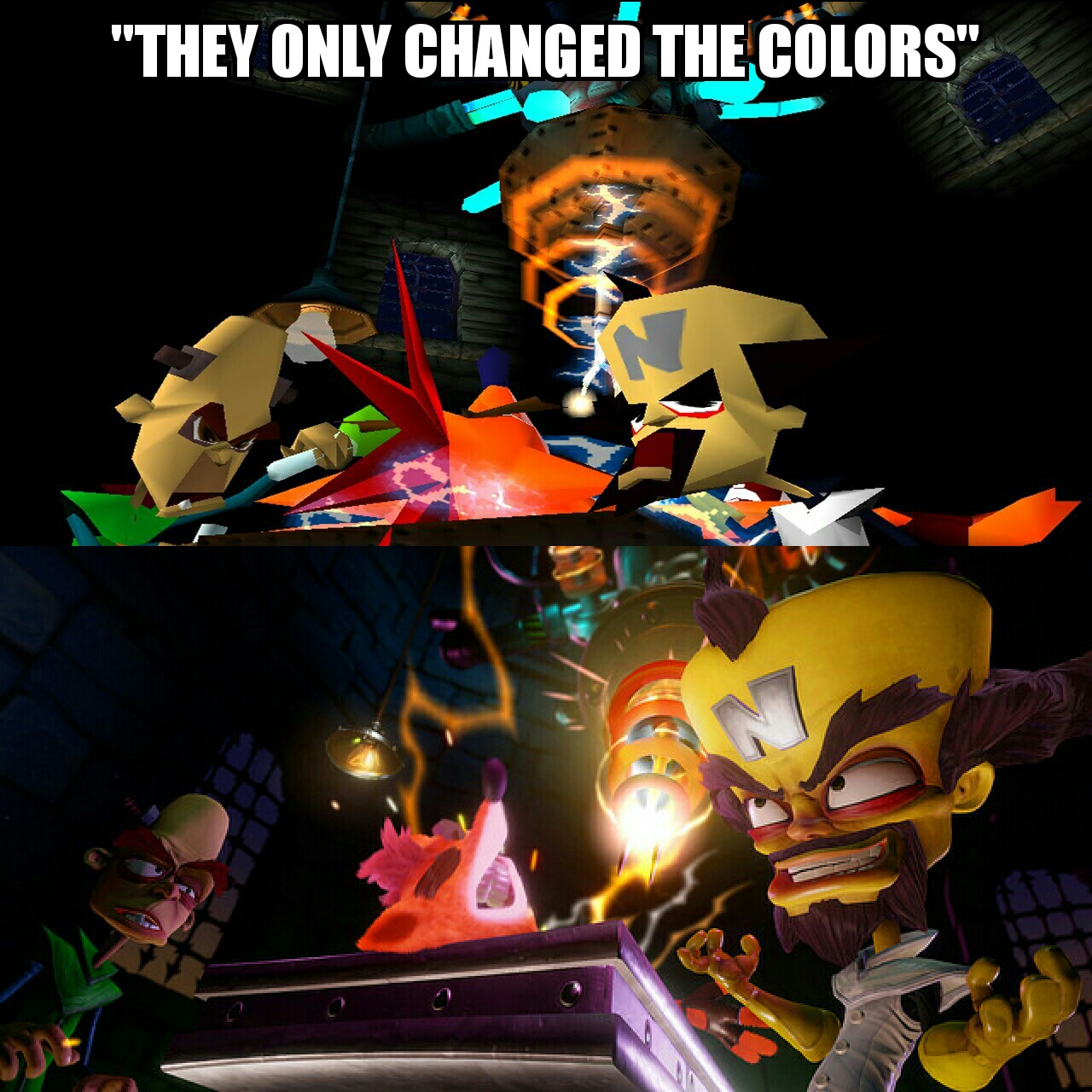 crash bandicoot n - "They Only Changed The Colors"