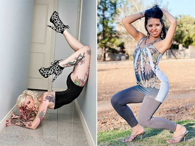 These Models Strike The Weirdest Poses