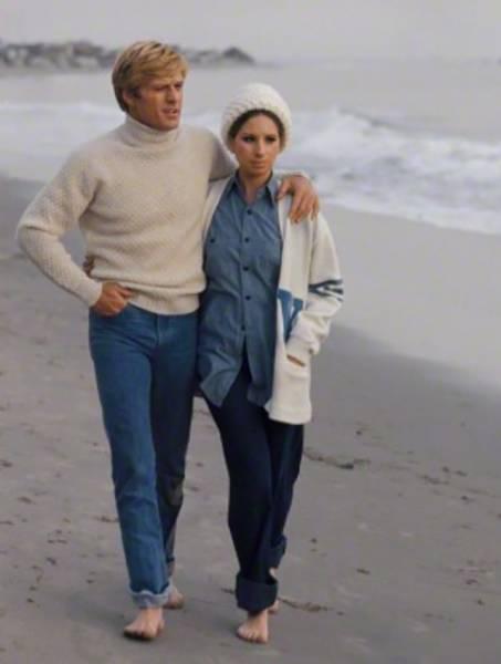 Barbra Streisand and Robert Redford The Way We Were in 1973.