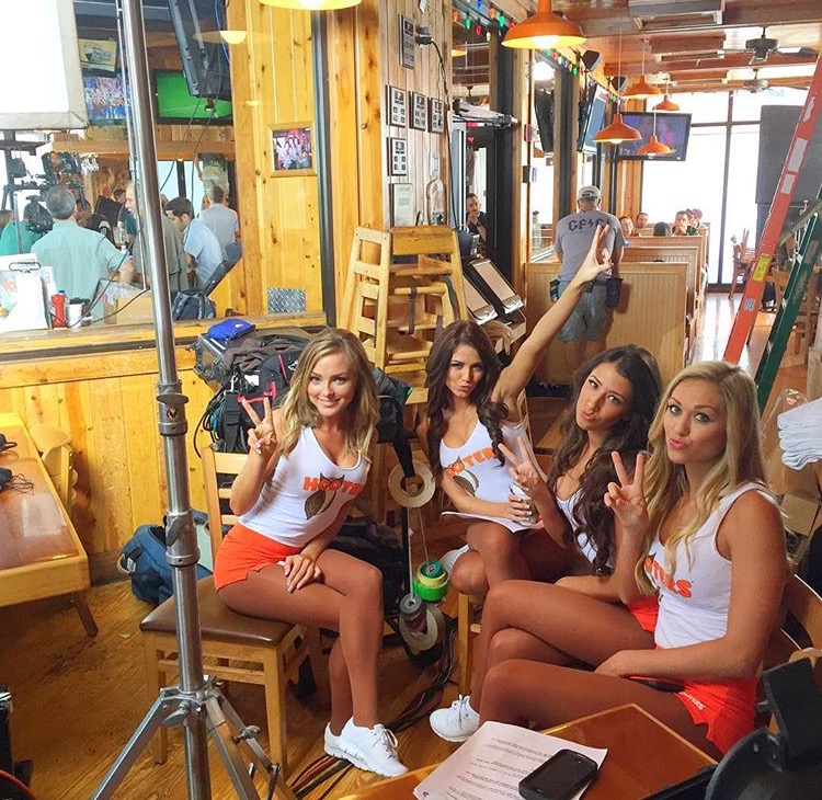 Fun Fact: "every Hooters girl you see on TV, Calendar, magazine, etc. all works for Hooters. They never hire some random model or actor. I didn't know this until I started working them."