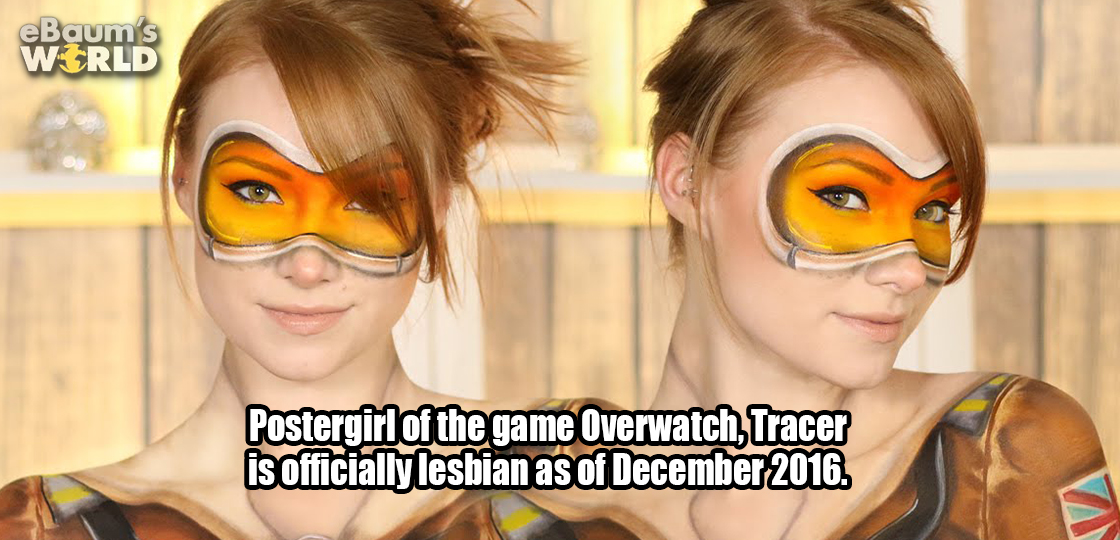 body paint tracer - eBaum's W Srld Postergirl of the game Overwatch Tracer is officially lesbian as of .