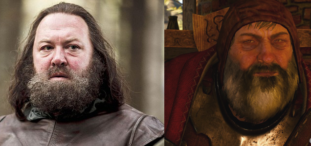 Mark Addy as The Bloody Baron