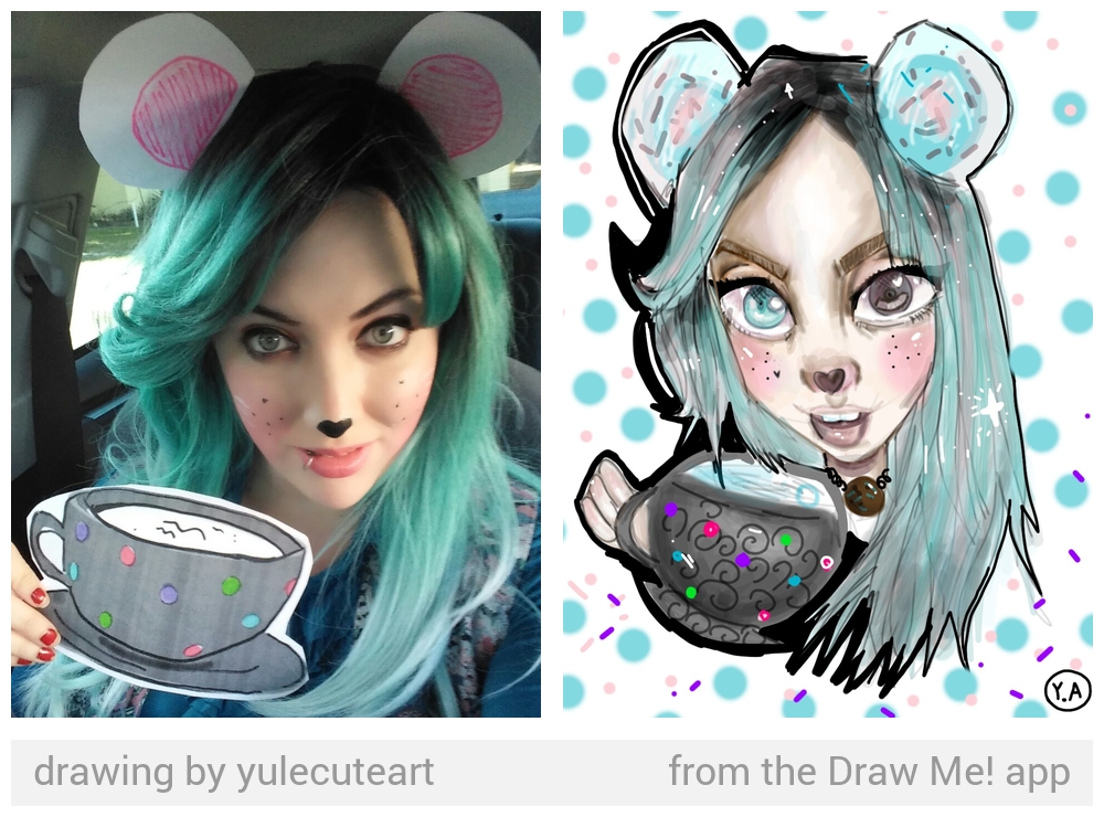 black hair - drawing by yulecuteart from the Draw Me! app