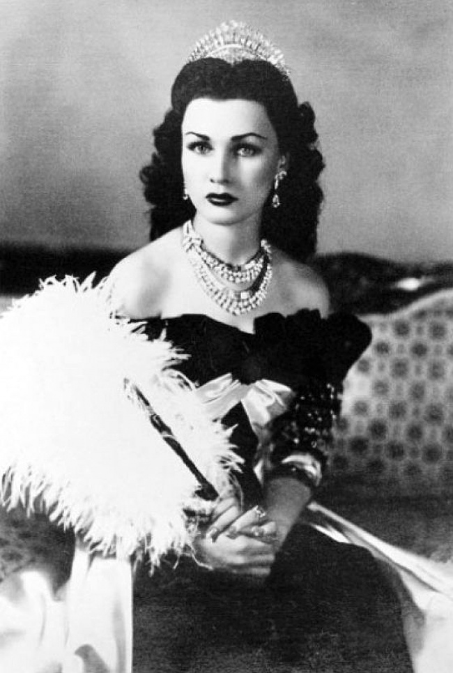 Fawzia Fuad, Princess of Iran and Queen of Egypt, 1939.