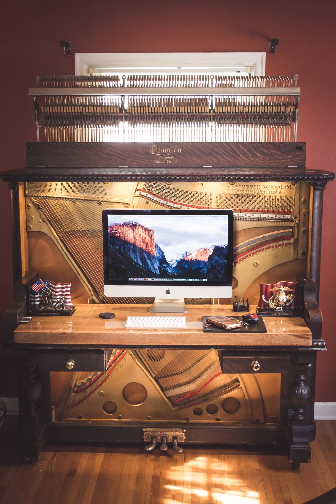 "Seeing how this piano serviced the great depression, WW1, WW2, Korea, Vietnam, Desert Storm, and to this day, brings me such happiness, to know I have a little piece of history right in my own home."