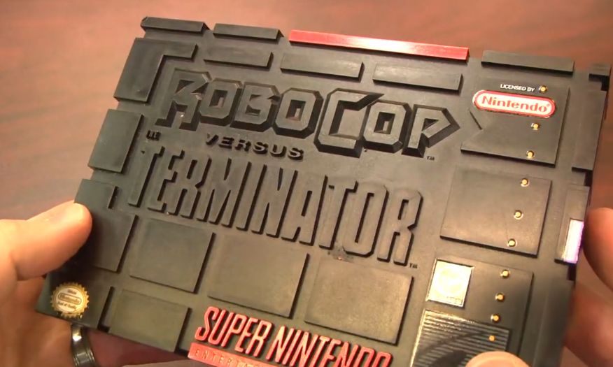 robocop versus the terminator box - Licensed By Foed Lop Nintendo Versus Laminator Sped Siidid Vintenna Ente