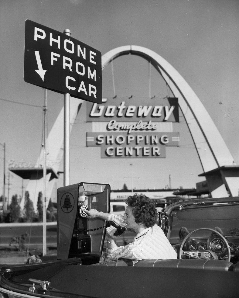 Phone from Car, 1959.