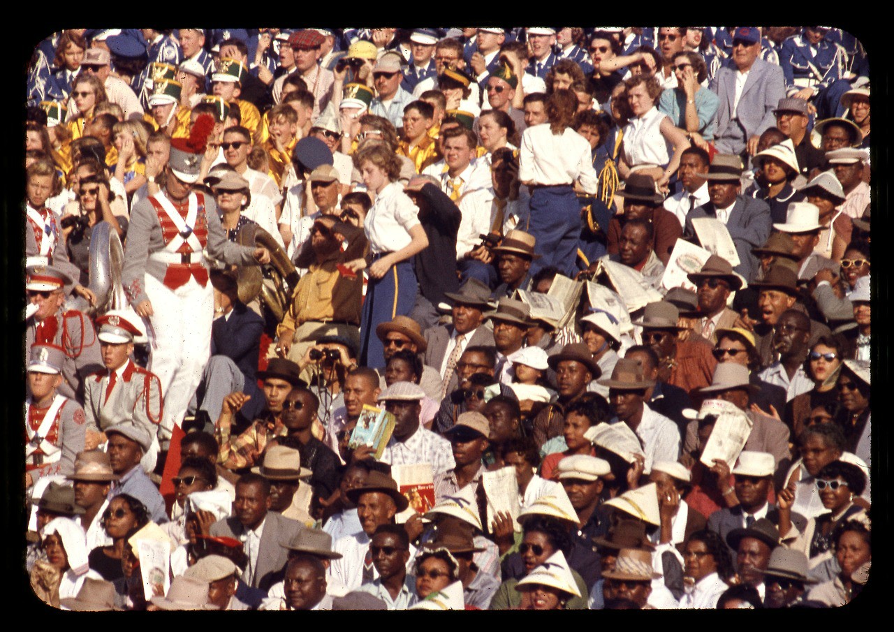 Seating at the Orange Bowl, 1955.