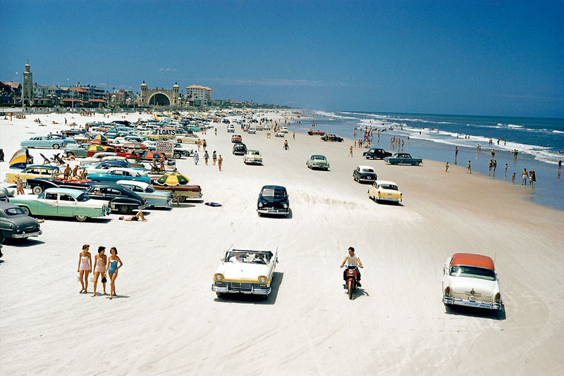 Daytona Beach in the 1950s.