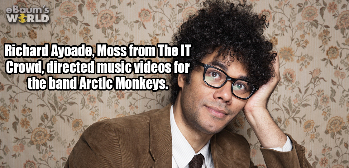 richard ayoade suit - eBaums World Richard Ayoade, Moss from The It Crowd, directed music videos for the band Arctic Monkeys.