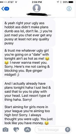 Tinder Chick Goes Crazy After Being Rejected
