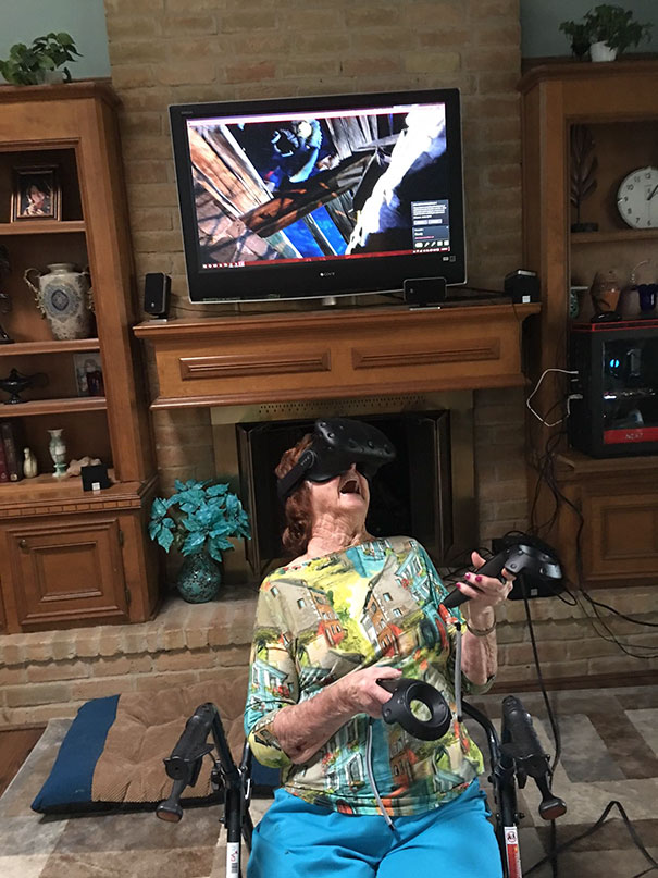 96 and discovered VR.