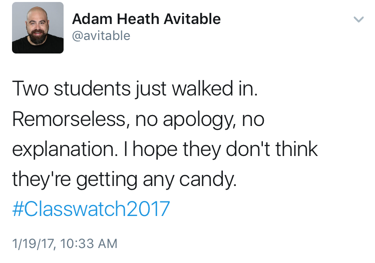 Professor Looses It When No Students Show Up To His Class
