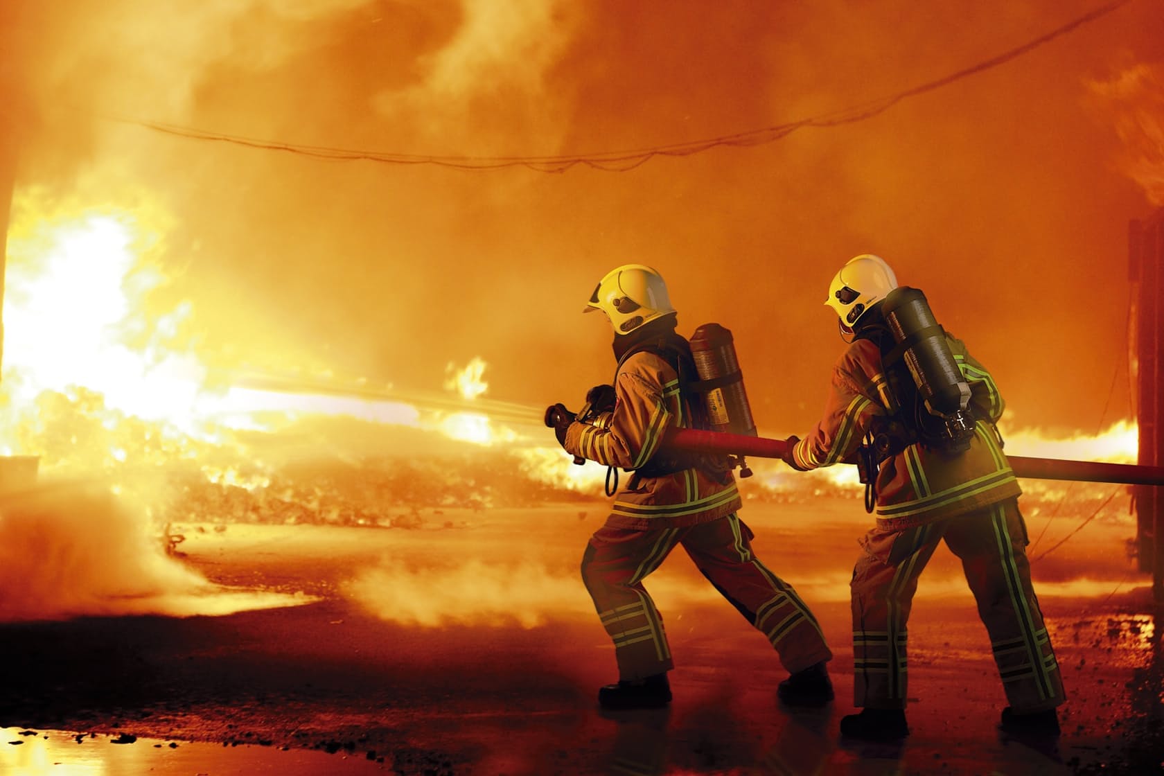 Firefighters. They risk their lives to save you, when tragedy strikes. Many of the risks could be avoided, as many people burn their property for insurance money or to be the... star of YouTube.