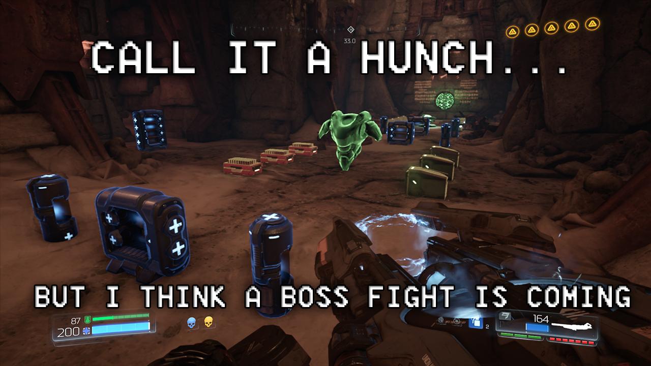 doom video game meme - 33.0 Call It A Hunch... But I Think A Boss Fight Is Coming @ 2 164 87 200 Utu