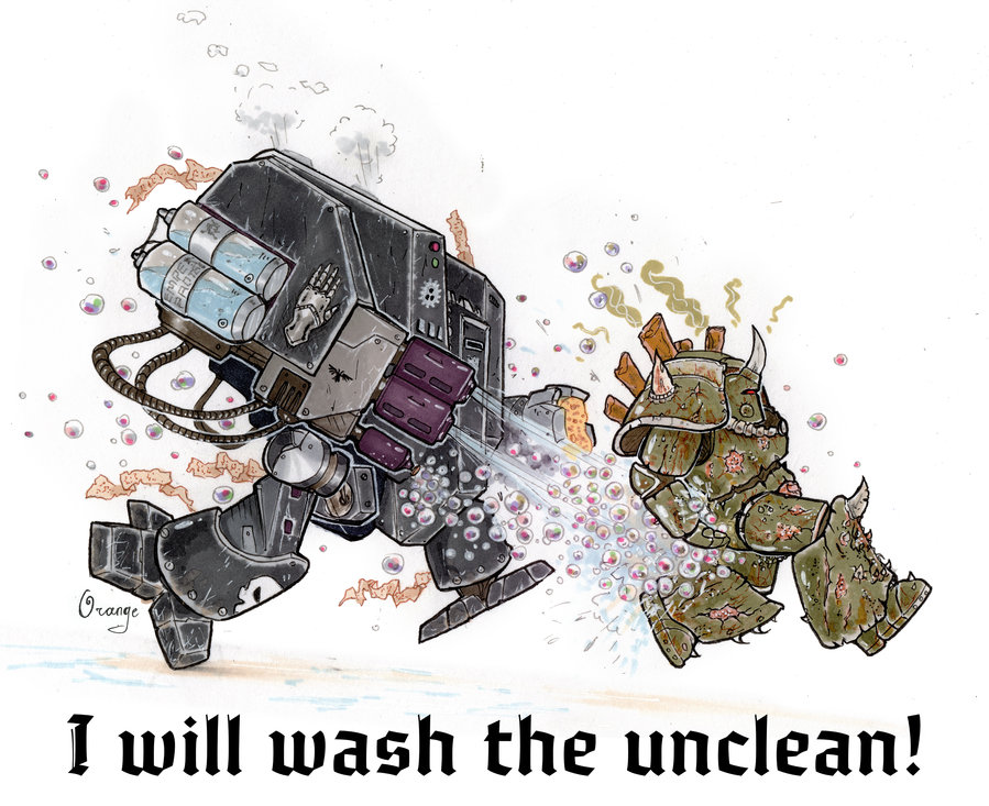 will wash the unclean - 10 he > Lo Orange I will wash the unclean!