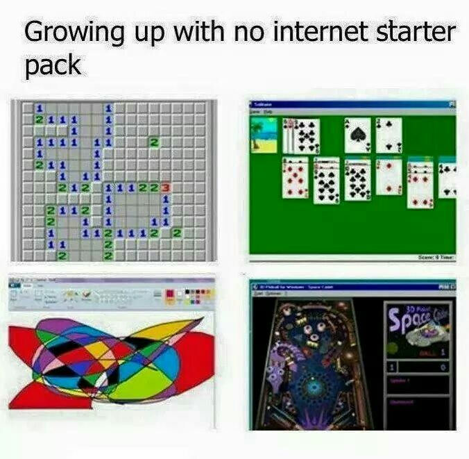 no internet starter pack - Growing up with no internet starter pack Lidi Al Llll Lllllll Tellin Nnelle Een Nina Dellilled Nm Nnn ace