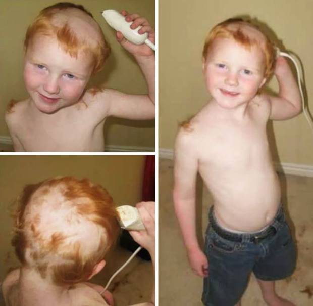 22 Kids Who Decided To Cut Their Own Hair - Gallery