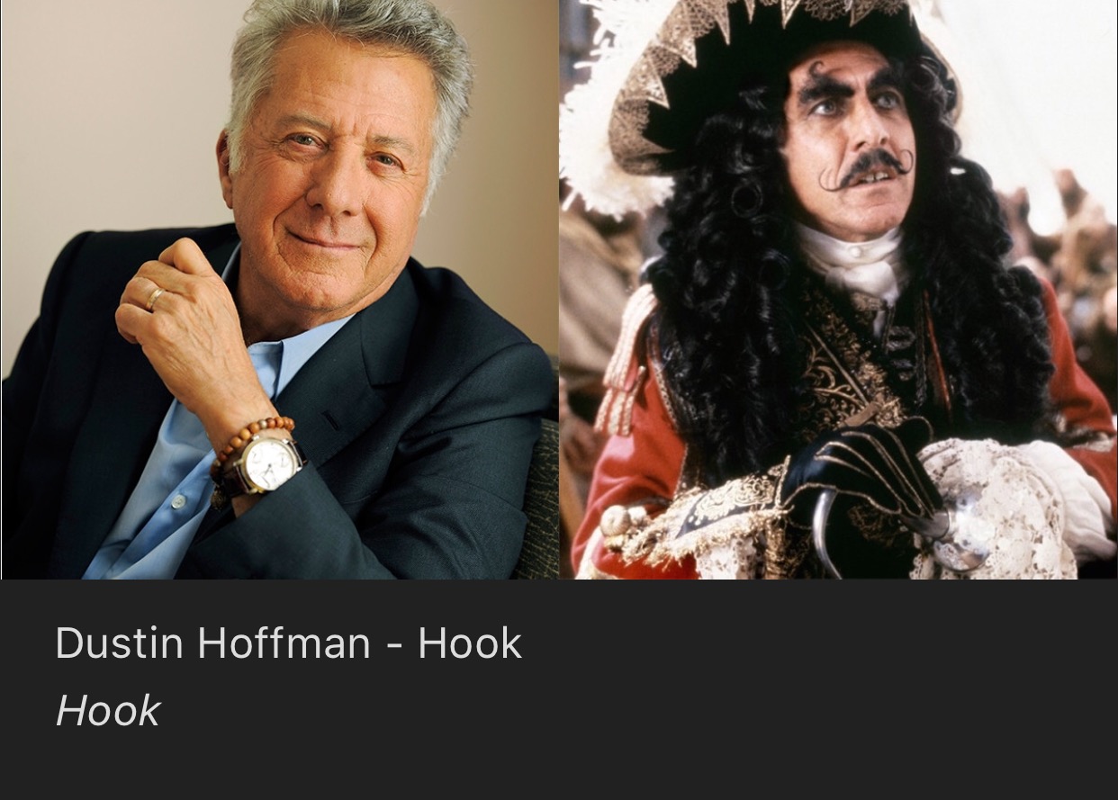 captain hook dustin hoffman - Dustin Hoffman Hook Hook