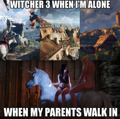witcher when my parents walk - Witcher 3 When I'M Alone When My Parents Walk In