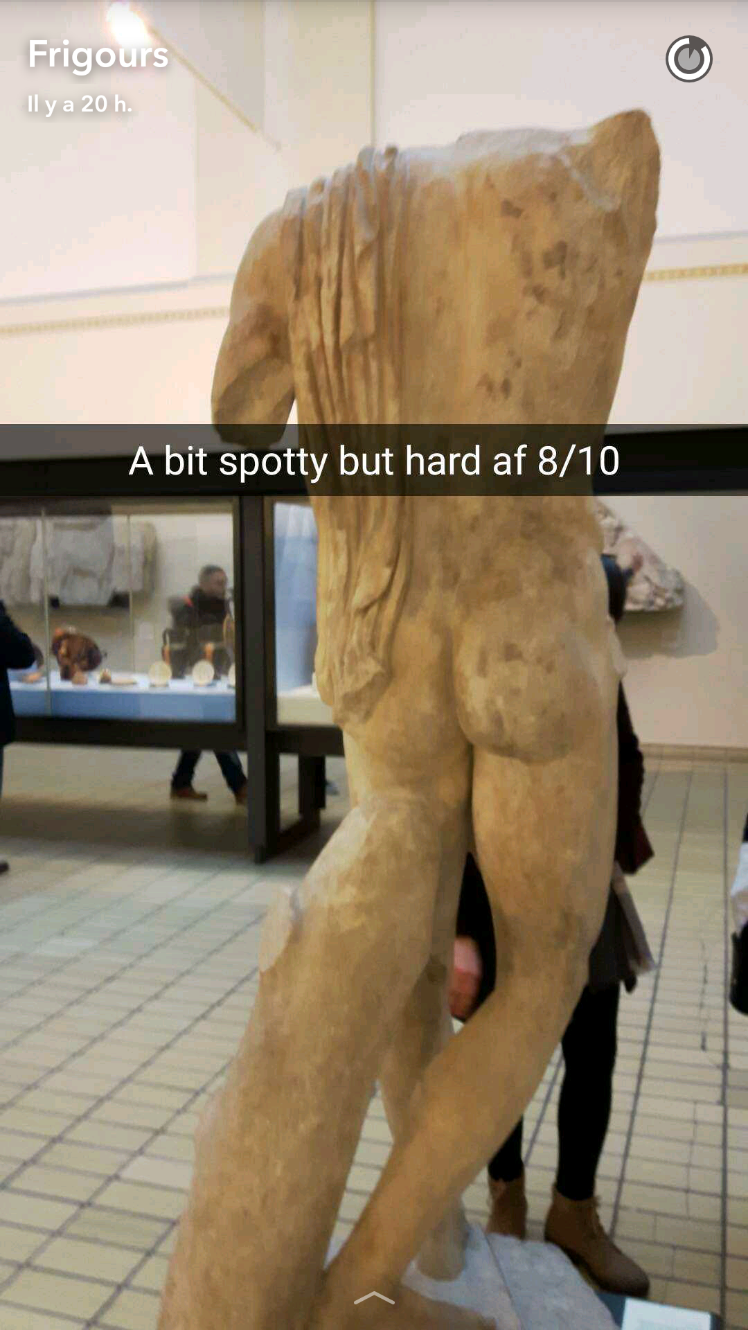 Pervert Goes To The British Museum To... Rate Butts