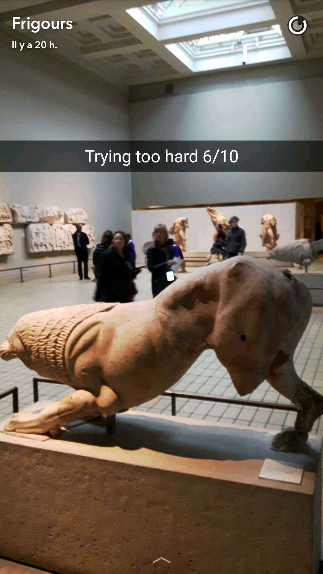 Pervert Goes To The British Museum To... Rate Butts