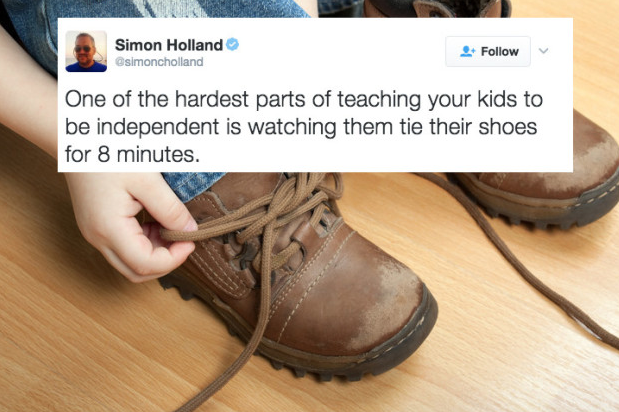 outdoor shoe - Simon Holland simoncholland 2 One of the hardest parts of teaching your kids to be independent is watching them tie their shoes for 8 minutes.