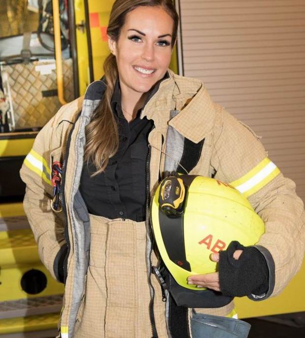 When her mother asked her why she never saw any female firefighters Gunn said "that's exactly what I want to change."