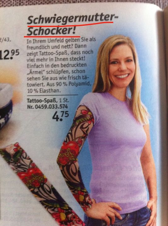 That's not what sleeve tattoo means...